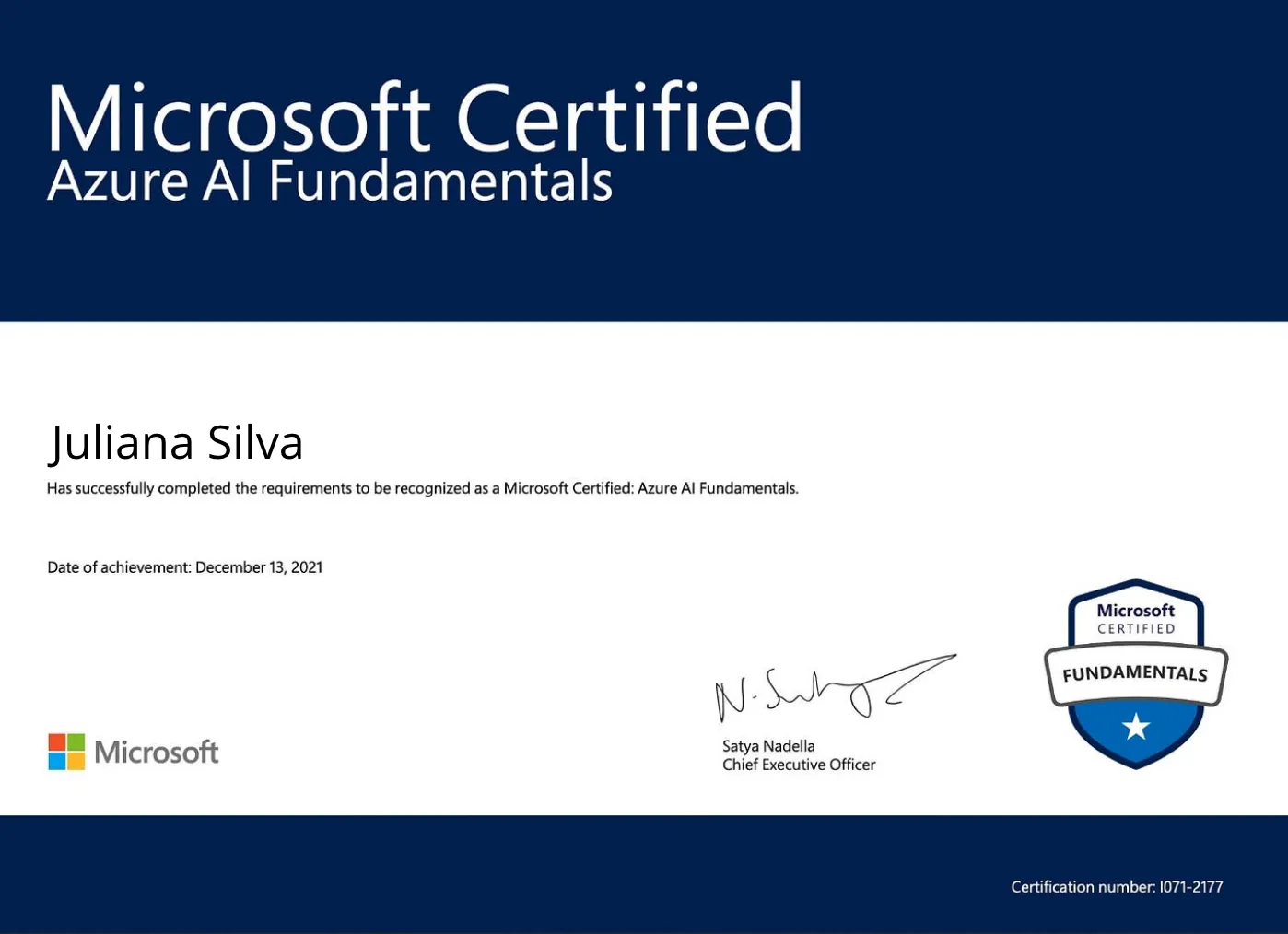 Certificación Microsoft Azure AI Fundamentals